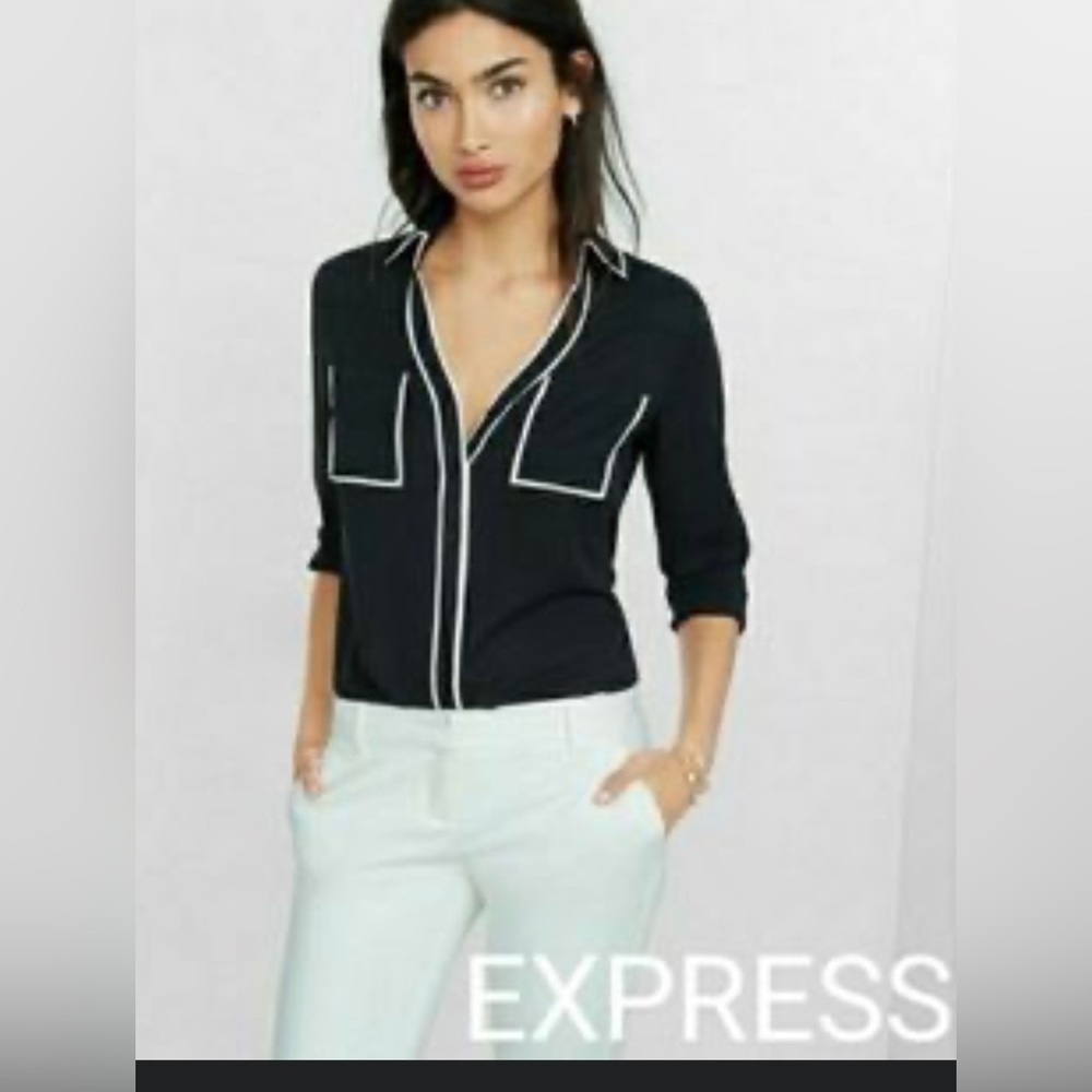 Women’s Express Portofino Button Down Dress Shirt